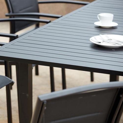 Salon De Jardin 8 Places En Aluminium Table Extensible