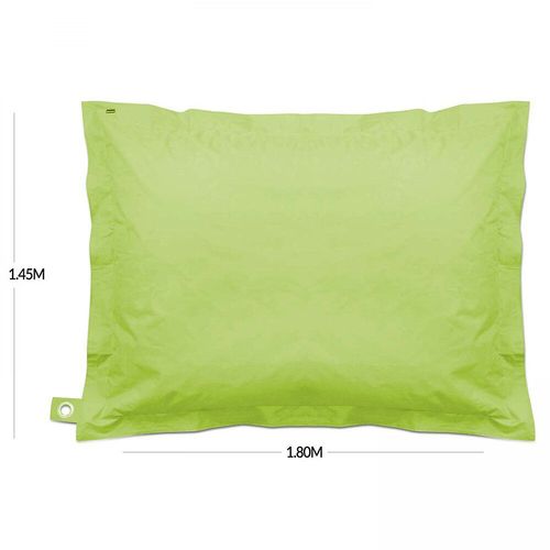 Coussin De Sol Polyester Vert 180 X 145 Cm