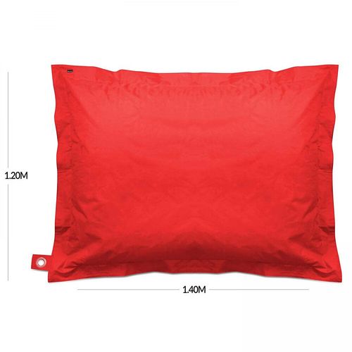 Housse Vide De Coussin De Sol Xl En Polyester Rouge