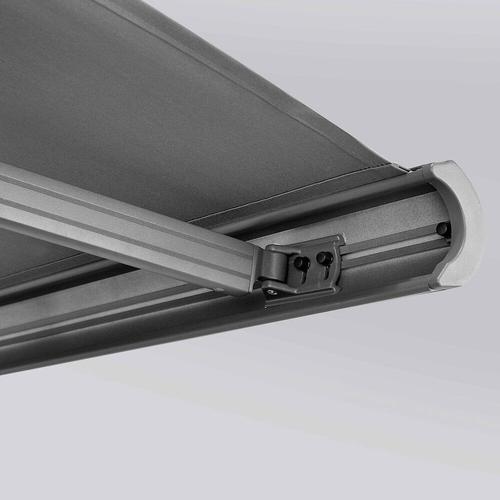 Store Banne Coffre Integral Aluminium Gris 2.5x2m