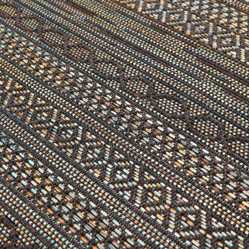 Tapis D'extérieur Rectangulaire En Polypropylène 120x160 Cm Noir