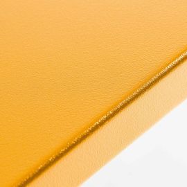 Table Carée 70 Cm Plateau Inclinable Et 4 Chaises Jaune