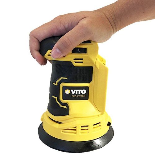 Ponceuse Excentrique Orbitale 20V Lithium ion 125mm+ BATTERIE 6AH VITO EGO LI + Chargeur RAPIDE