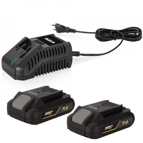 Marteau Perforateur SDS PLUS sans fil 20V Lithium ion VITO EGO LI + 2 batteries 2AH + Chargeur rapide