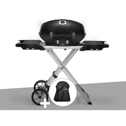 Barbecue à gaz Travel Q PRO 285X avec chariot pliant + Housse de protection