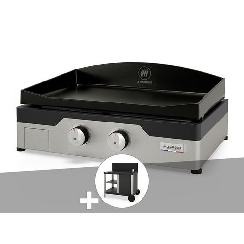 Plancha gaz Signature Allure 260 Duo + Desserte