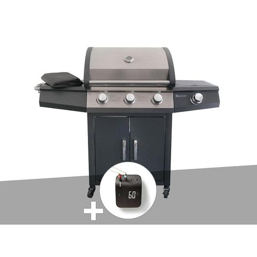 Barbecue ? gaz Soleto + Weber Connect Smart Grilling Hub - Jardideco