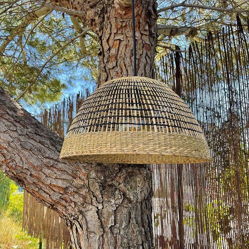 Abat Jour Int/Ext Cesare Indoor Beige Fibre Naturelle D35cm