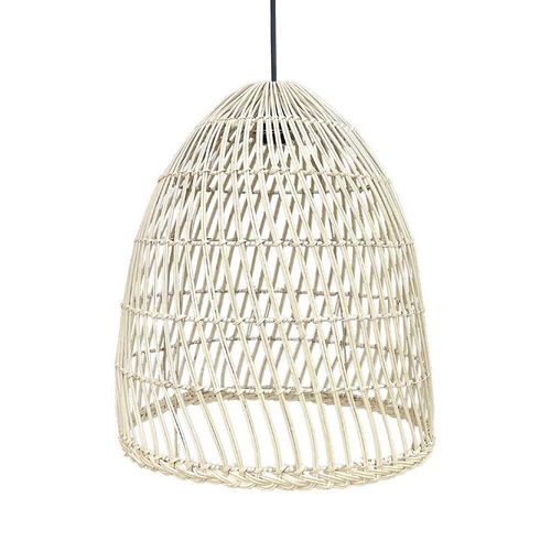 Abat Jour Intérieur/Extérieur Paulo Indoor Beige Rotin D40cm