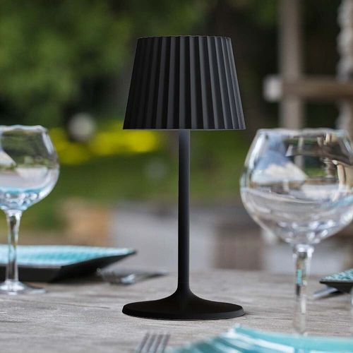 Lampe De Table Sans Fil Abby Black - 190 Lumens - À 10 X H 38 Cm - Lumisky