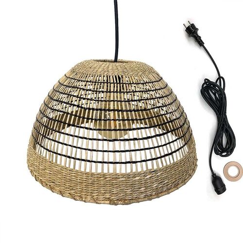 Suspension Extérieur Cesare Outdoor Cable Beige Fibre Naturelle D35cm