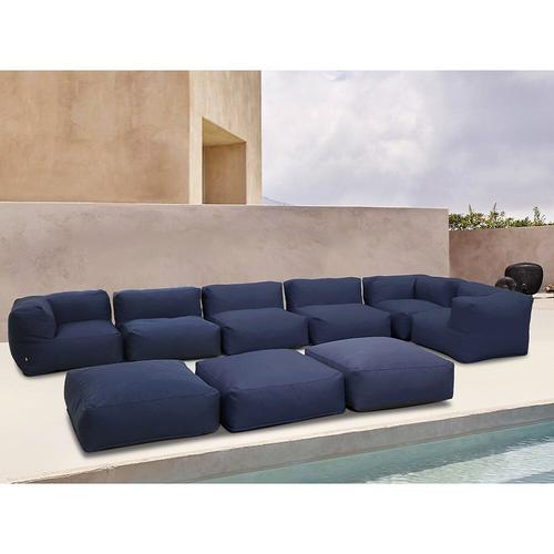 Fauteuil Salon De Jardin Modulable Modulo Bleu 87x85x62cm