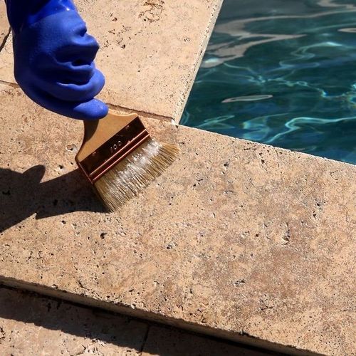 Hydrofuge imperméabilisant terrasse balcon sol Garantie 10 ans anti-taches pierres dalle béton 200 L