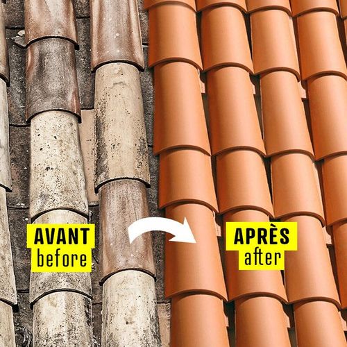 Hydrofuge coloré imperméabilisant toiture tuiles terre cuite béton ciment fibrociment ardoise hydrofuge teinté Ardoise (ral 9004) 20 L (jusqu à 80m²)