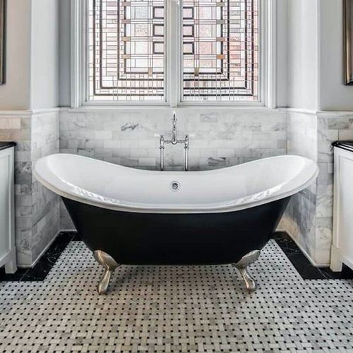 Peinture baignoire et lavabo - Résine de rénovation pour émail, acrylique et fonte - ARCANE INDUSTRIES RAL 9003 Blanc Kit 1 Kg jusqu'a 3m² pour 2 couches