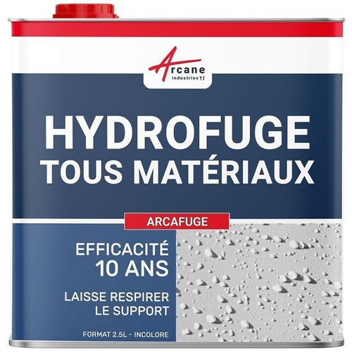 Imperméabilisant hydrofuge toiture façade béton poreux ARCAFUGE 2.5L (jusqu a 12.5m²)