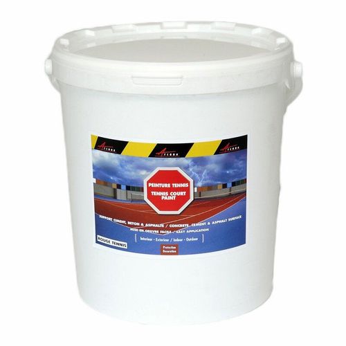 Peinture pour court de tennis béton poreux couleur ligne rénovation Anti dérapant salle de sport ARCATENNIS Blanc 3.75 Kg pour 7.5m2 en 2 couches
