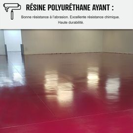 Peinture sol extérieur intérieur pour béton haute résistance non jaunissante SOLTHANE Beige ral 1001 kit de 25 kg