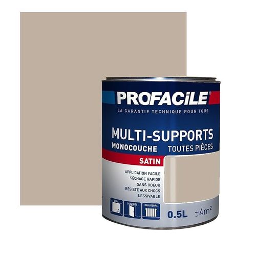 Peinture intérieure multi-supports, PROFACILE 0.5 litre Seigle