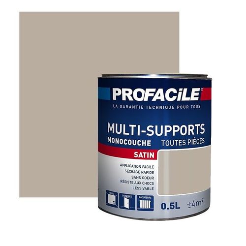 Peinture intérieure multi-supports, PROFACILE 0.5 litre Crème de Café