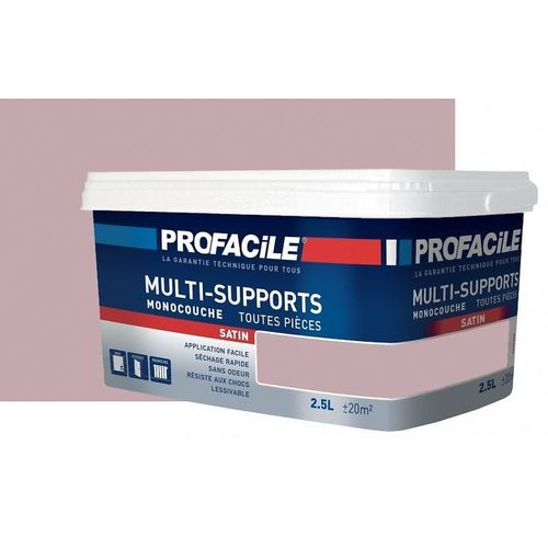 Peinture intérieure multi-supports, PROFACILE 2.5 litres Rose Antique
