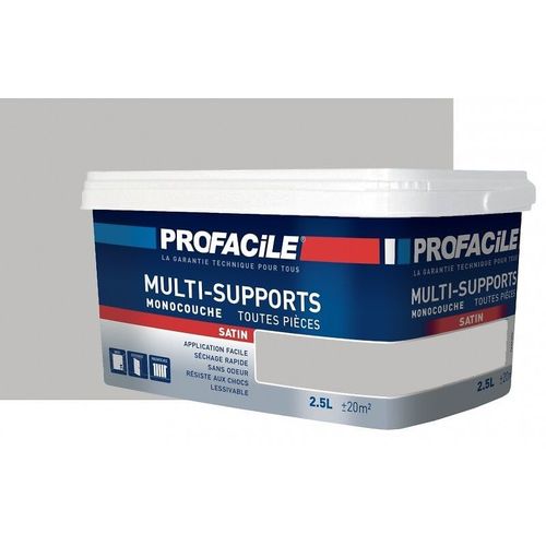 Peinture intérieure multi-supports, PROFACILE 2.5 litres Gris Poivre