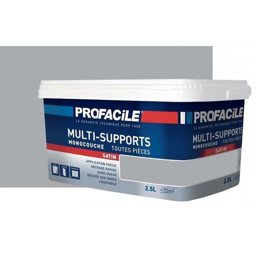 Peinture intérieure multi-supports, PROFACILE 2.5 litres Gris City