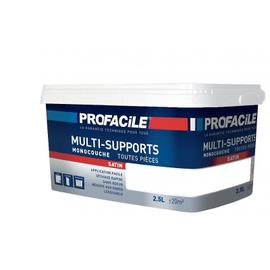 Profacile - Peinture intérieure multi-supports Blanc 2.5 litres