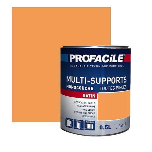Peinture intérieure multi-supports, PROFACILE 0.5 litre Clementine