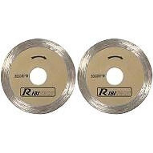 2 disques diamantés pour mini-scie circulaire 400 watts