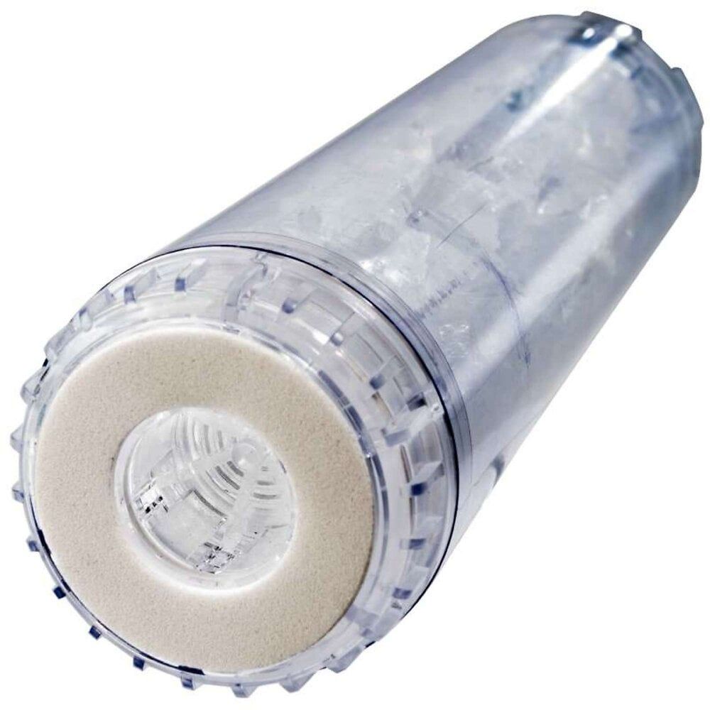 Cartouche filtrante anticalcaire aux sels polyphosphates