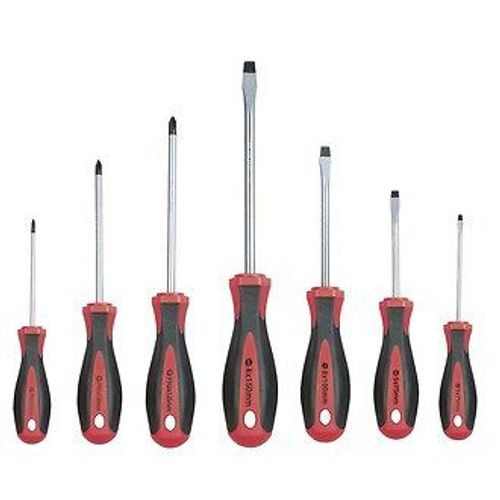 Lot de 7 tournevis soft touch