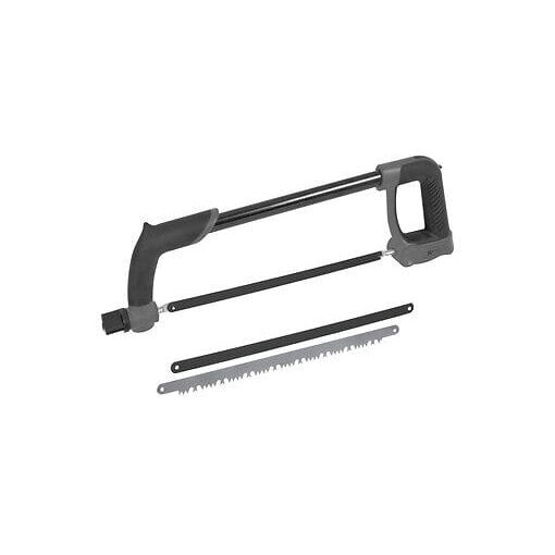 Scie à métaux 30cm PRO + 3 lames : 1 bois, 1 métaux fins, 1 métaux ...