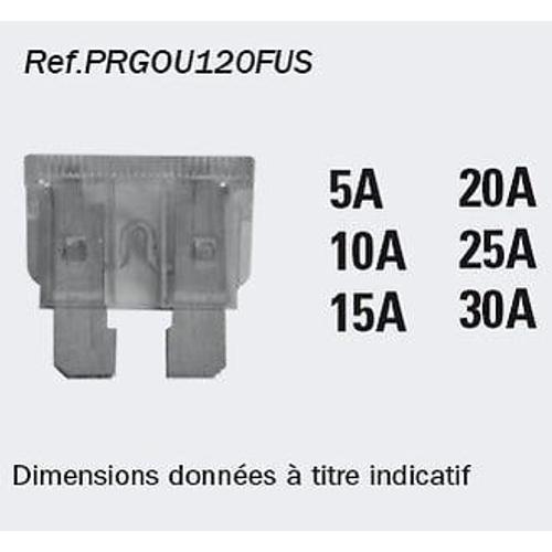 Lot 120 fusibles larges en coffret