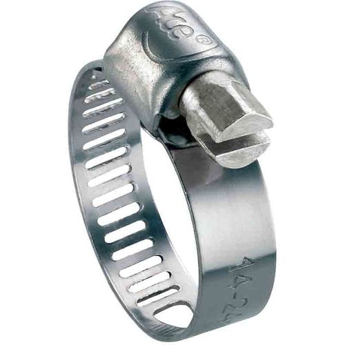 Collier à bande perforée W2 largeur bande 8 mm Ace - Diamètre 10 - 16 mm - Vendu par 50