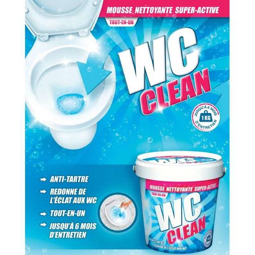 Venteo - WC Clean - Mousse nettoyante, entretien efficacement les toilettes