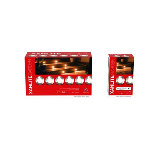 Extension De 2 Spot Led De Terrasse Rond 4000k Ip67