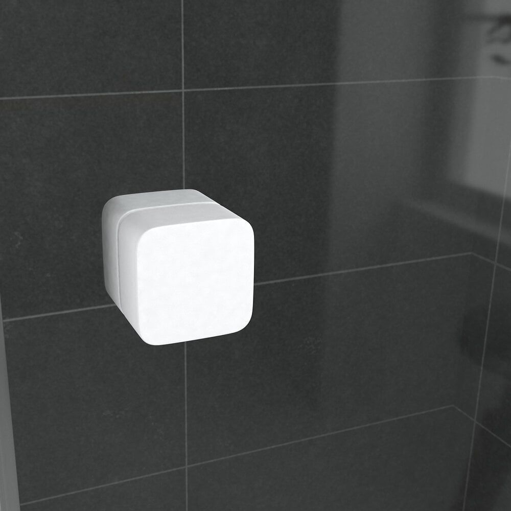 Porte de douche pivotante ajustable de 69 à 80cm en Aluminiu...