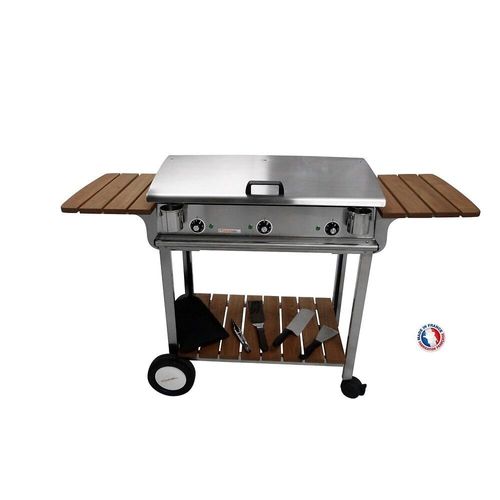 Pack Plancha Électrique Planchaelec Lux 830 Inox - Chariot Elysee 830