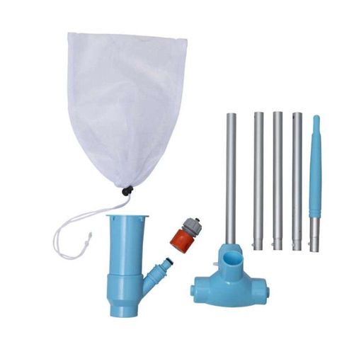 Aspirateur piscine Werkapro avec filet et manche aluminium 1,5m