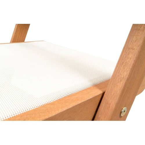 Chaise Pliante En Bois Exotique "Seoul" - Maple - Beige - Lot De 2