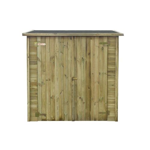 Abri Jardin Bois Adossable Lipki - 1.79 X 0.90 X 1