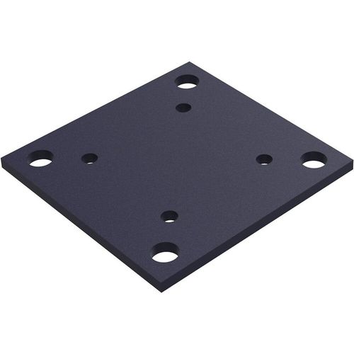 Kit Clôture 1.6 X 1.6 M Composite Et Aluminium + Profilés De Finitions - Kit De Fixation Offert - Gris