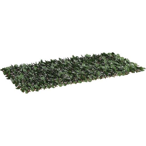 Clôture En Treillis De Saule "Fragon" - 200 X 100 Cm - Vert