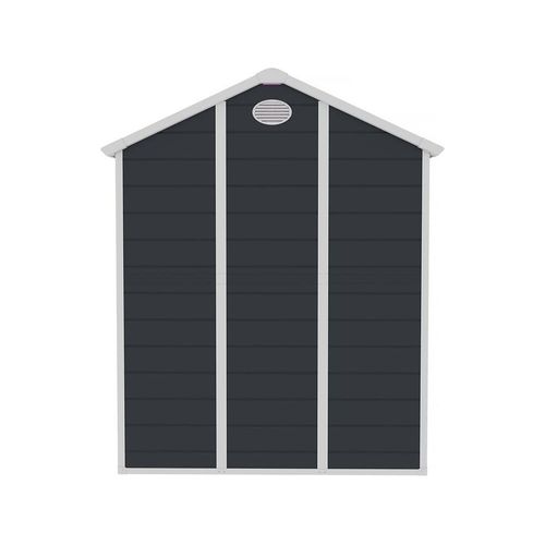 Abri De Jardin R?Sine "Texas" - 5.23 M? - Plancher Et Kit D'ancrage Inclus - Anthracite