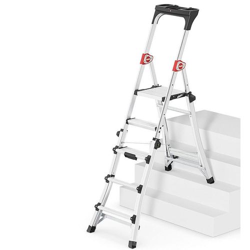 Escabeau professionnel télescopique 3m adapté aux escaliers Hailo TL100