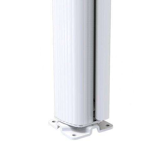 Stores Lat?Ral Paravent Ext?Rieur Brise Vue 1.8 X 3.5 M Pour Terrasse - Armature Blanc - Dune