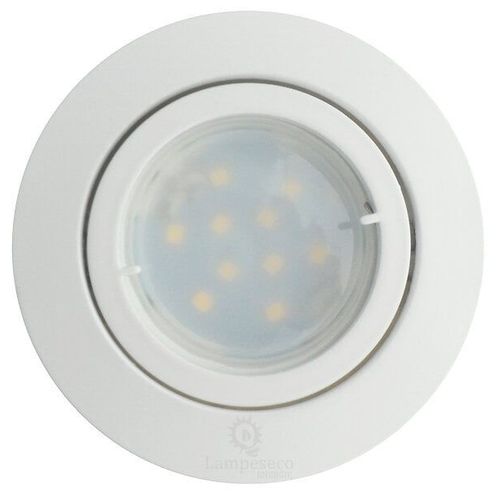 Lot De 20 Spot Led Encastrable Complete Blanc Orientable Lumière Blanc Neutre Eq. 50w Ref.888