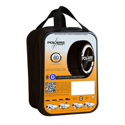 Chaussette Chaine Neige Textile Pneu 195/55r13 Haute Résistance