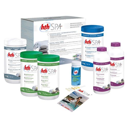 Kit de traitement au chlore HTH pour spa gonflable